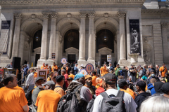Protect Tax Fraud-Council of Carpenters Protest on Fifth Avenue 4-12-22 @Lori Hillsberg