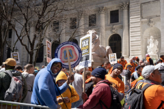 Protect Tax Fraud-Council of Carpenters Protest on Fifth Avenue 4-12-22 @Lori Hillsberg