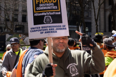 Protect Tax Fraud-Council of Carpenters Protest on Fifth Avenue 4-12-22 @Lori Hillsberg