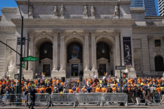 Protect Tax Fraud-Council of Carpenters Protest on Fifth Avenue 4-12-22 @Lori Hillsberg