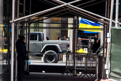 Thousands of all nationalities came together to protest the Ukrainian War in Times Square from noon well into the afternoon. Saturday, March 5, 2022. (C) Bianca Otero
