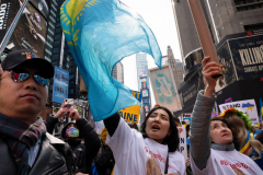 Stand With Ukraine Rally in Times Square
Photo by Lori Hillsberg