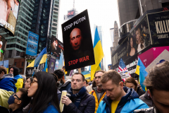 Stand With Ukraine Rally in Times Square
Photo by Lori Hillsberg