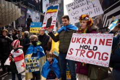 Stand With Ukraine Rally in Times Square
Photo by Lori Hillsberg