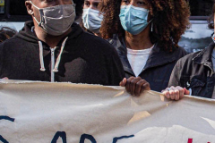 Sandy Nurse, Democratic Nominee for NYC Council District 37, was amongst the demonstrators during a protest against Rikers Island Prison and facilities in front of City Hall, NYC, October 1, 2021.
On September 22, 2021 the death of Stephan Khadu, 24, just a few days after Abdul Karim, became the 12th inmate to die at Rikers Island Prison in 2021. After various inquiries and investigations, activist groups such as:  Women Prison Coalition, HALT Solitary Confinement, Vocal New York and Jails Action Coalition  organized the protest to gather former inmates, family and supporters together, to demand answers from local authorities and political figures regarding the system of prison management, process of bail and incarceration of people who inevitably find themselves in prison without a conviction. 
The protest moved from City Hall onto a Broadway intersection and blocked traffic up to a half a mile long for almost an hour. 
(C) Bianca Otero, October 1, 2021