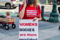 Hundreds of supporters gathered together for the #RallyForAbortionJustice today starting in Foley Square, lower Manhattan. As part of the annual Women’s March, this year the march took place in 650 locations in all 50 United States tagged in which numerous speakers, activists, politicians, advocates and supporters came together across the nation in fight for the rights of women. 
(C)Bianca Otero. October, 2, 2021.