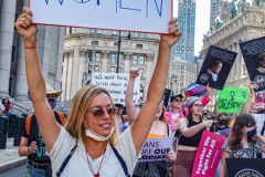 Hundreds of supporters gathered together for the #RallyForAbortionJustice today starting in Foley Square, lower Manhattan. As part of the annual Women’s March, this year the march took place in 650 locations in all 50 United States tagged in which numerous speakers, activists, politicians, advocates and supporters came together across the nation in fight for the rights of women. 
(C)Bianca Otero. October, 2, 2021.