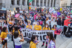 Hundreds of supporters gathered together for the #RallyForAbortionJustice today starting in Foley Square, lower Manhattan. As part of the annual Women’s March, this year the march took place in 650 locations in all 50 United States tagged in which numerous speakers, activists, politicians, advocates and supporters came together across the nation in fight for the rights of women. 
(C)Bianca Otero. October, 2, 2021.
