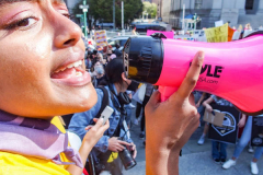Hundreds of supporters gathered together for the #RallyForAbortionJustice today starting in Foley Square, lower Manhattan. As part of the annual Women’s March, this year the march took place in 650 locations in all 50 United States tagged in which numerous speakers, activists, politicians, advocates and supporters came together across the nation in fight for the rights of women. 
(C)Bianca Otero. October, 2, 2021.