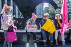 Hundreds of supporters gathered together for the #RallyForAbortionJustice today starting in Foley Square, lower Manhattan. As part of the annual Women’s March, this year the march took place in 650 locations in all 50 United States tagged in which numerous speakers, activists, politicians, advocates and supporters came together across the nation in fight for the rights of women. 
(C)Bianca Otero. October, 2, 2021.