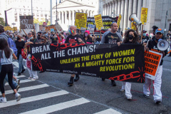 Hundreds of supporters gathered together for the #RallyForAbortionJustice today starting in Foley Square, lower Manhattan. As part of the annual Women’s March, this year the march took place in 650 locations in all 50 United States tagged in which numerous speakers, activists, politicians, advocates and supporters came together across the nation in fight for the rights of women. 
(C)Bianca Otero. October, 2, 2021.