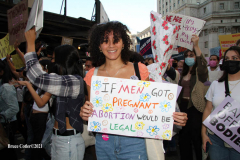 New York,  October 2, 2021  The Rally for Abortion Justice in Manhattan, Hundreds of abortion-rights supporters gathered in Foley Square then marched to Washington Square Park in Manhattan.Hundreds of rallies nationwide Saturday for the first Women’s March demonstrations since President Trump left office.