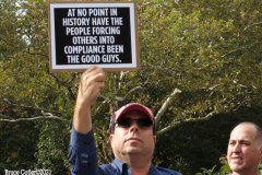 New York,  12,000 N.Y.C.  Municipal employees (police,fire,sanitation,teachers) protest  the  
Mandate to get vaccinated by October 29, 2021 or be put on unpaid leave. The protesters walked across the Brooklyn Bridge to City Hall.