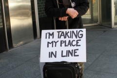 New York - Protest in front of  New York Governor Andrew Cuomo's office in midtown Manhattan demanding that solidarity confinement be stopped in New York Jails and Prisons.