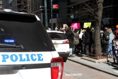 New York - Protest in front of  New York Governor Andrew Cuomo's office in midtown Manhattan demanding that solidarity confinement be stopped in New York Jails and Prisons.