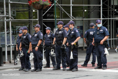 New York,   Housing Works inc. Advocacy group holds a rally and civil disobedience by laying down and blocking Broadway in front of City Hall. New York City Police Department officers arrested 9 people.