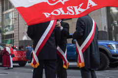 Polish-Americans gathered by the thousands in Midtown Manhattan, to celebrate the 84th Pulaski Day Parade, commemorating and honoring General Casimir Pulaski a Polish born aristocrat who is revered and remembered as both a Polish and an American Revolutionary War Hero, fighting for freedom in his homeland and adopted nation.
Polish government and prominent local community figures came to celebrate the abundance of festivities and events that took place, marching up 5th ave from 36th to 53rd St. 
This year, the theme spotlighted the 100th Birthday Anniversary of Pope John Paul II who was born in Wadowice, Poland. 
(C) Bianca Otero, NYC, NY. October 3, 2021.