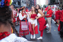 Polish-Americans gathered by the thousands in Midtown Manhattan, to celebrate the 84th Pulaski Day Parade, commemorating and honoring General Casimir Pulaski a Polish born aristocrat who is revered and remembered as both a Polish and an American Revolutionary War Hero, fighting for freedom in his homeland and adopted nation.
Polish government and prominent local community figures came to celebrate the abundance of festivities and events that took place, marching up 5th ave from 36th to 53rd St. 
This year, the theme spotlighted the 100th Birthday Anniversary of Pope John Paul II who was born in Wadowice, Poland. 
(C) Bianca Otero, NYC, NY. October 3, 2021.