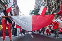 Polish-Americans gathered by the thousands in Midtown Manhattan, to celebrate the 84th Pulaski Day Parade, commemorating and honoring General Casimir Pulaski a Polish born aristocrat who is revered and remembered as both a Polish and an American Revolutionary War Hero, fighting for freedom in his homeland and adopted nation.
Polish government and prominent local community figures came to celebrate the abundance of festivities and events that took place, marching up 5th ave from 36th to 53rd St. 
This year, the theme spotlighted the 100th Birthday Anniversary of Pope John Paul II who was born in Wadowice, Poland. 
(C) Bianca Otero, NYC, NY. October 3, 2021.