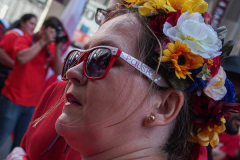 Polish-Americans gathered by the thousands in Midtown Manhattan, to celebrate the 84th Pulaski Day Parade, commemorating and honoring General Casimir Pulaski a Polish born aristocrat who is revered and remembered as both a Polish and an American Revolutionary War Hero, fighting for freedom in his homeland and adopted nation.
Polish government and prominent local community figures came to celebrate the abundance of festivities and events that took place, marching up 5th ave from 36th to 53rd St. 
This year, the theme spotlighted the 100th Birthday Anniversary of Pope John Paul II who was born in Wadowice, Poland. 
(C) Bianca Otero, NYC, NY. October 3, 2021.