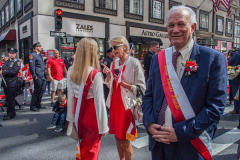 Polish-Americans gathered by the thousands in Midtown Manhattan, to celebrate the 84th Pulaski Day Parade, commemorating and honoring General Casimir Pulaski a Polish born aristocrat who is revered and remembered as both a Polish and an American Revolutionary War Hero, fighting for freedom in his homeland and adopted nation.
Polish government and prominent local community figures came to celebrate the abundance of festivities and events that took place, marching up 5th ave from 36th to 53rd St. 
This year, the theme spotlighted the 100th Birthday Anniversary of Pope John Paul II who was born in Wadowice, Poland. 
(C) Bianca Otero, NYC, NY. October 3, 2021.