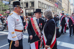 Polish-Americans gathered by the thousands in Midtown Manhattan, to celebrate the 84th Pulaski Day Parade, commemorating and honoring General Casimir Pulaski a Polish born aristocrat who is revered and remembered as both a Polish and an American Revolutionary War Hero, fighting for freedom in his homeland and adopted nation.
Polish government and prominent local community figures came to celebrate the abundance of festivities and events that took place, marching up 5th ave from 36th to 53rd St. 
This year, the theme spotlighted the 100th Birthday Anniversary of Pope John Paul II who was born in Wadowice, Poland. 
(C) Bianca Otero, NYC, NY. October 3, 2021.