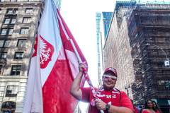 Polish-Americans gathered by the thousands in Midtown Manhattan, to celebrate the 84th Pulaski Day Parade, commemorating and honoring General Casimir Pulaski a Polish born aristocrat who is revered and remembered as both a Polish and an American Revolutionary War Hero, fighting for freedom in his homeland and adopted nation.
Polish government and prominent local community figures came to celebrate the abundance of festivities and events that took place, marching up 5th ave from 36th to 53rd St. 
This year, the theme spotlighted the 100th Birthday Anniversary of Pope John Paul II who was born in Wadowice, Poland. 
(C) Bianca Otero, NYC, NY. October 3, 2021.