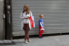 New York,   New York City’s Fifth Avenue  closed Sunday, October 03rd, 2021, from 12:00 Noon to 6:00 PM as Polish-Americans join together in honor of Brigadier General Casimir Pulaski, hero of the American Revolutionary War who died at the battle of Savannah Georgia in October, 1779. The parade  stepped off from Fifth Avenue at 35th Street at 12:30 PM with the Honor Guard of the New York City Police and Fire Departments leading the way up 5th Avenue .