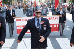 New York,   New York, NY - New York City’s Fifth Avenue  closed Sunday, October 03rd, 2021, from 12:00 Noon to 6:00 PM as Polish-Americans join together in honor of Brigadier General Casimir Pulaski, hero of the American Revolutionary War who died at the battle of Savannah Georgia in October, 1779. The parade stepped off from Fifth Avenue at 35th Street at 12:30 PM with the Honor Guard of the New York City Police and Fire Departments leading the way up 5th Avenue to 54th Street.