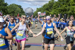 June 18, 2022: The 2022 Queens 10K and Rising NYRR Stage 1 and 2 races are held in Flushing Meadows Corona Park in Queens, NY.  (Photo by Jon Simon)