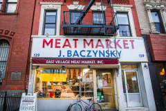 J.Baczynsky butcher. 
East Village, Manhattan, New York. (C) Bianca Otero