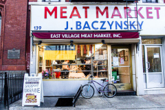 J.Baczynsky butcher. 
East Village, Manhattan, New York. (C) Bianca Otero