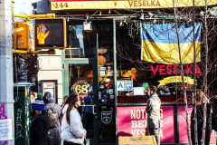 East Village Manhattan, New York.  Saturday, February 26, 2022.(C) Bianca Otero