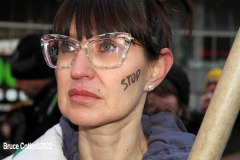 February 26, 2022  New York, 
Pro Ukrainian protest  at the crossroads of the world in New York City. Protestors gathered to support the  people of the Ukraine.