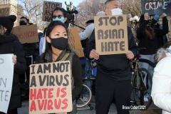 New York - Black and Asian Community came out early today for a rally and run against Hate. The Rally was held at Manhattan's Union Square.