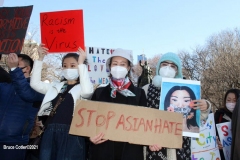 New York - Black and Asian Community came out early today for a rally and run against Hate. The Rally was held at Manhattan's Union Square.