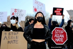 New York - Black and Asian Community came out early today for a rally and run against Hate. The Rally was held at Manhattan's Union Square.