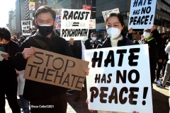 New York - Black and Asian Community came out early today for a rally and run against Hate. The Rally was held at Manhattan's Union Square.