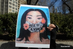 New York - Black and Asian Community came out early today for a rally and run against Hate. The Rally was held at Manhattan's Union Square.