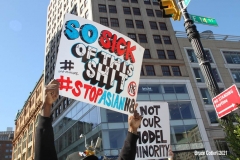 New York - Black and Asian Community came out early today for a rally and run against Hate. The Rally was held at Manhattan's Union Square.