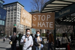 New York - Black and Asian Community came out early today for a rally and run against Hate. The Rally was held at Manhattan's Union Square.