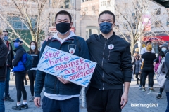 New York -  Rally held in Union Square in Manhattan.Speak out against violence.
(Photos©Reiko Yanagi 2021)