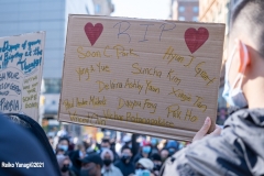 New York -  Rally held in Union Square in Manhattan.Speak out against violence.
(Photos©Reiko Yanagi 2021)