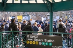 New York -  Rally held in Union Square in Manhattan.Speak out against violence.
(Photos©Reiko Yanagi 2021)