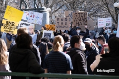 New York -  Rally held in Union Square in Manhattan.Speak out against violence.
(Photos©Reiko Yanagi 2021)