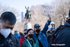 New York -  Rally held in Union Square in Manhattan.Speak out against violence.
(Photos©Reiko Yanagi 2021)
