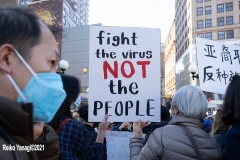 New York -  Rally held in Union Square in Manhattan.Speak out against violence.
(Photos©Reiko Yanagi 2021)
