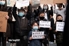 New York -  Rally held in Union Square in Manhattan.Speak out against violence.
(Photos©Reiko Yanagi 2021)