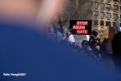 New York -  Rally held in Union Square in Manhattan.Speak out against violence.
(Photos©Reiko Yanagi 2021)