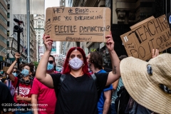 A coalition of activists, educators, parents, and students protest to stop the in-person reopening of  New York City public schools amidst the COOVID-19 pandemic in New York City on August 3, 2020. (Photo by Gabriele Holtermann/Sipa USA)